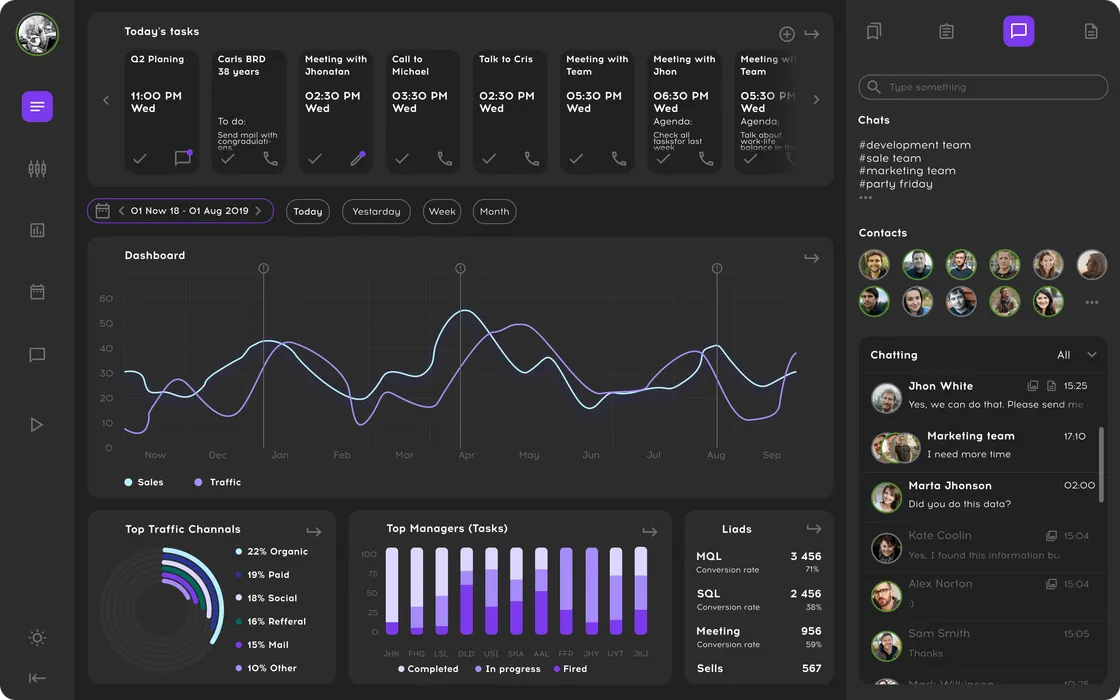 Track your fleet in real-time
